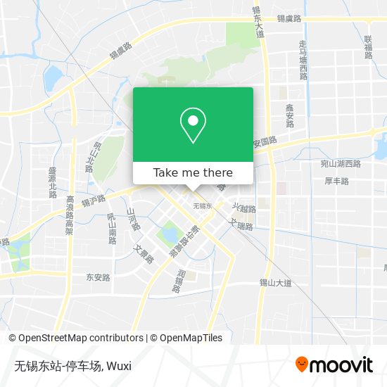 无锡东站-停车场 map