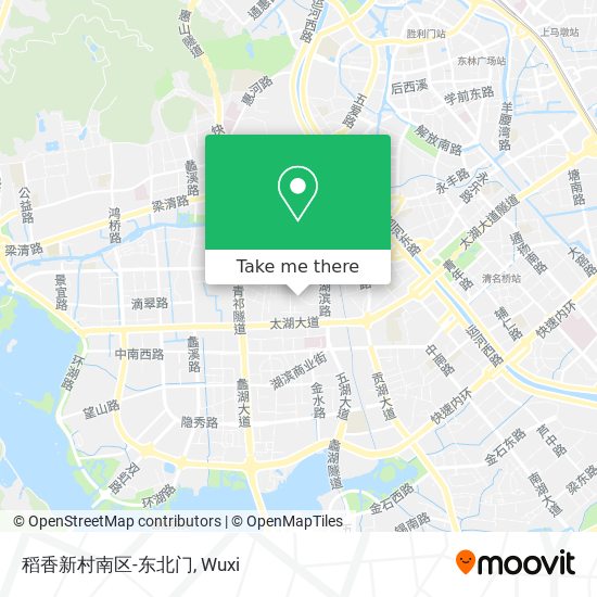 稻香新村南区-东北门 map