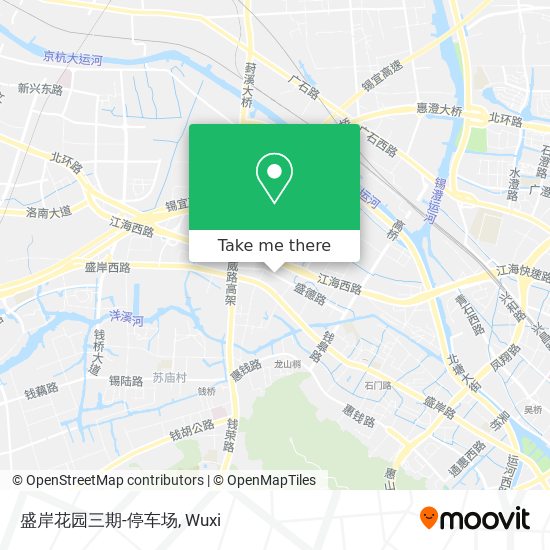 盛岸花园三期-停车场 map