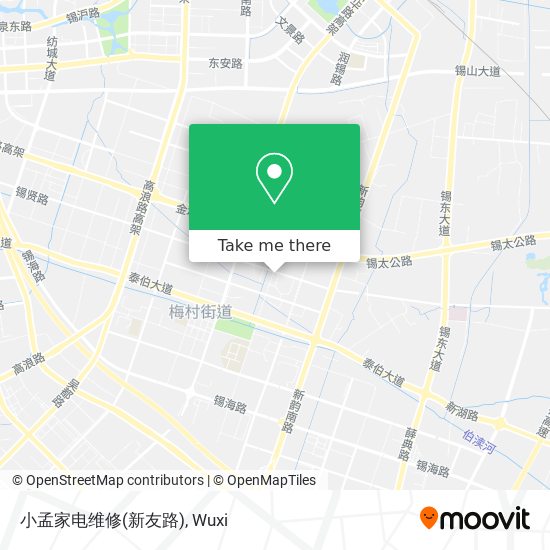 小孟家电维修(新友路) map