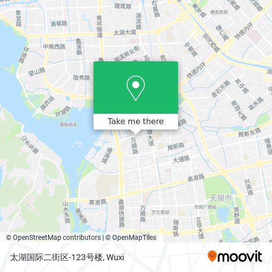 太湖国际二街区-123号楼 map