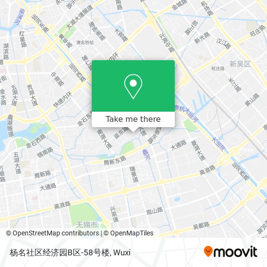 杨名社区经济园B区-58号楼 map
