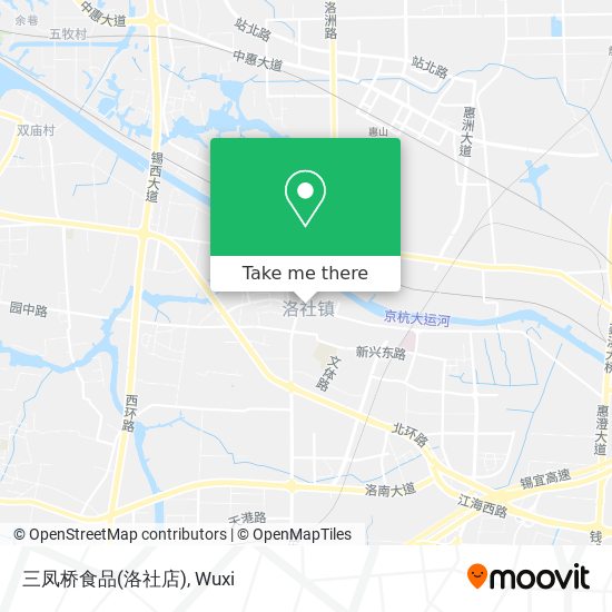 三凤桥食品(洛社店) map