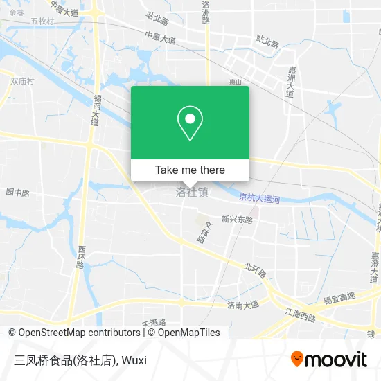 三凤桥食品(洛社店) map