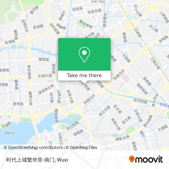 时代上城繁华里-南门 map