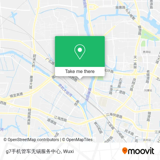 g7手机管车无锡服务中心 map