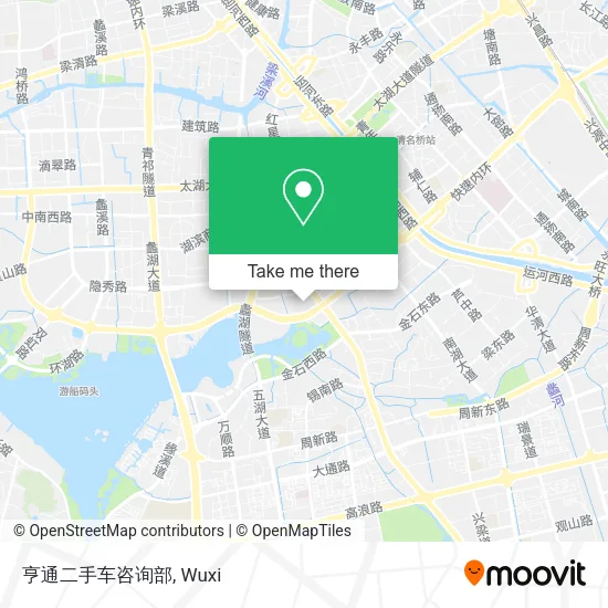 亨通二手车咨询部 map