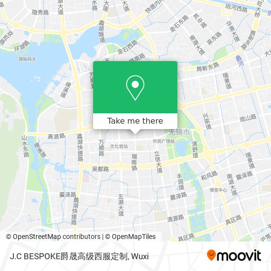J.C BESPOKE爵晟高级西服定制 map