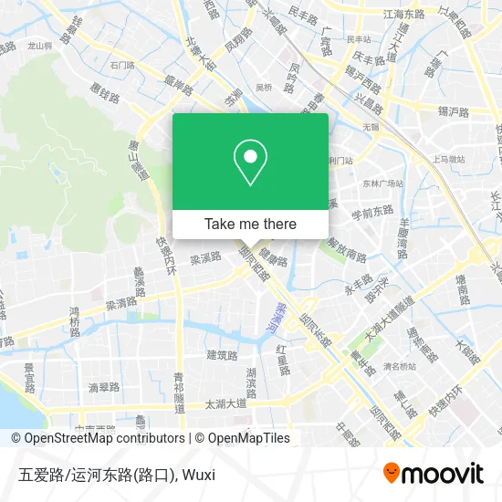 五爱路/运河东路(路口) map