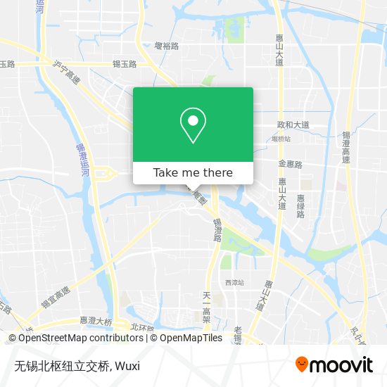 无锡北枢纽立交桥 map