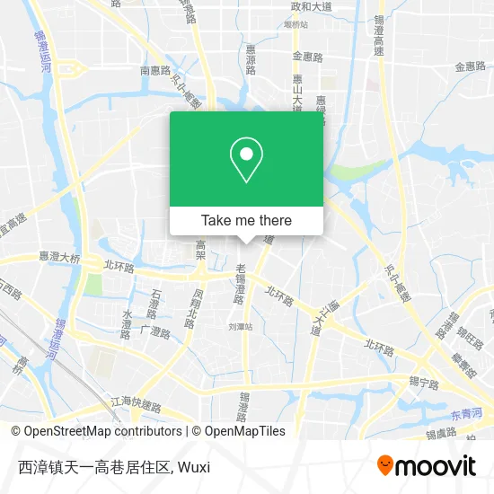 西漳镇天一高巷居住区 map