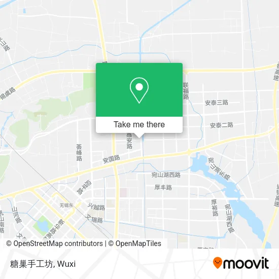 糖巢手工坊 map