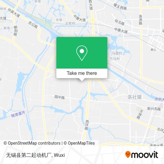无锡县第二起动机厂 map