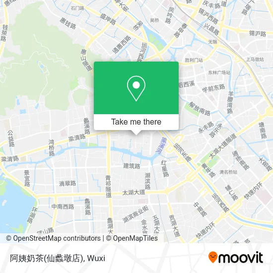 阿姨奶茶(仙蠡墩店) map
