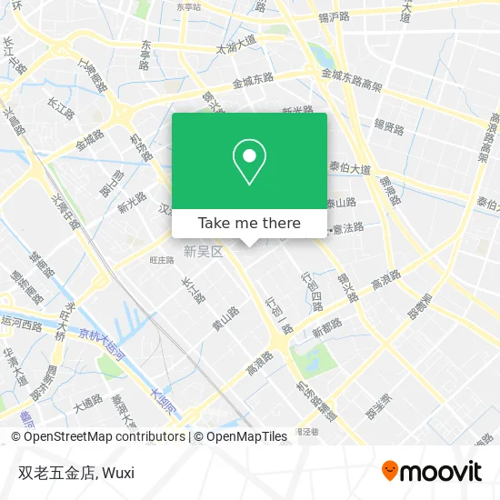 双老五金店 map
