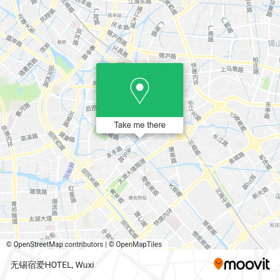 无锡宿爱HOTEL map