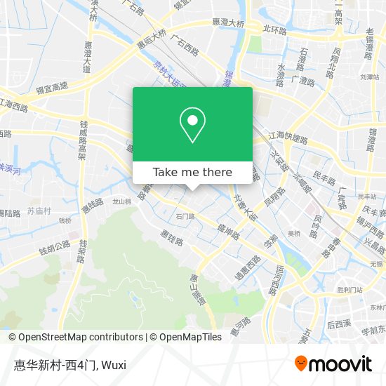 惠华新村-西4门 map