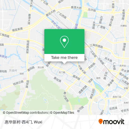 惠华新村-西4门 map