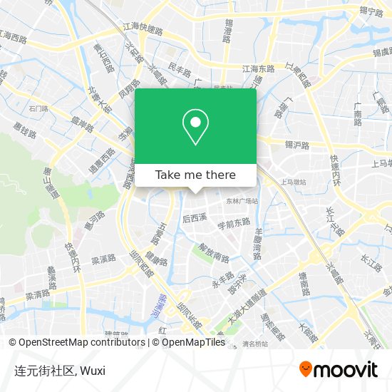连元街社区 map