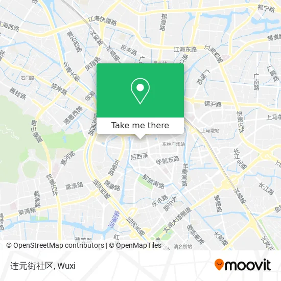 连元街社区 map