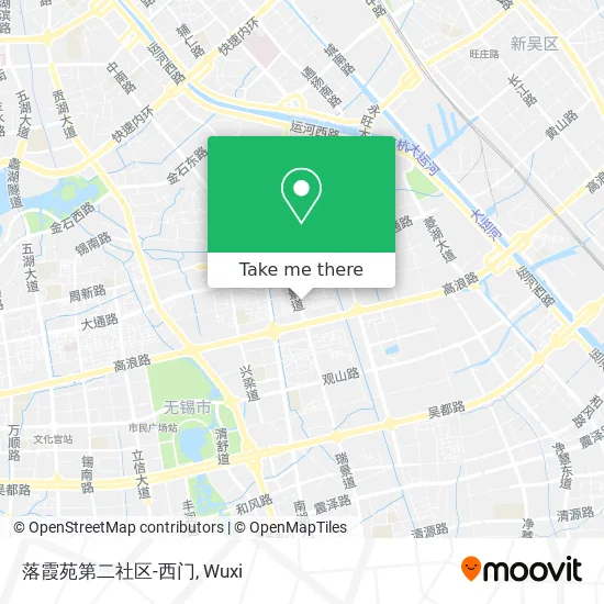 落霞苑第二社区-西门 map