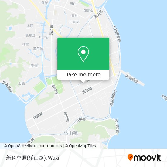 新科空调(乐山路) map