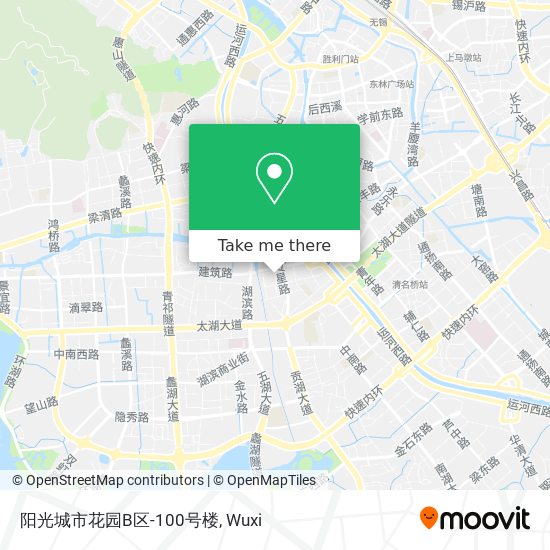 阳光城市花园B区-100号楼 map