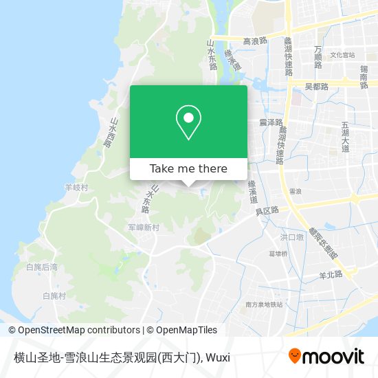 横山圣地-雪浪山生态景观园(西大门) map