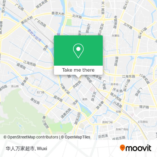 华人万家超市 map