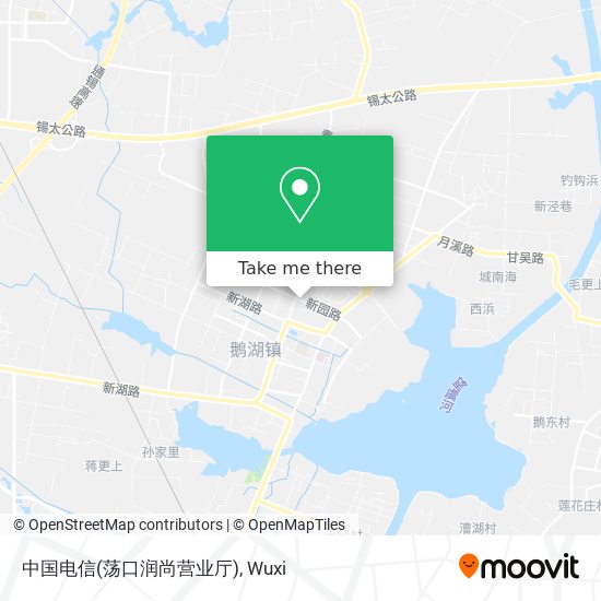 中国电信(荡口润尚营业厅) map