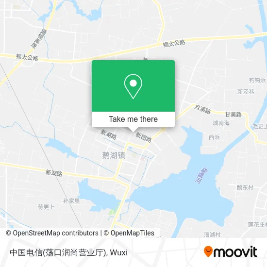 中国电信(荡口润尚营业厅) map