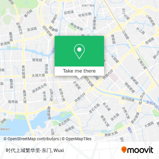 时代上城繁华里-东门 map