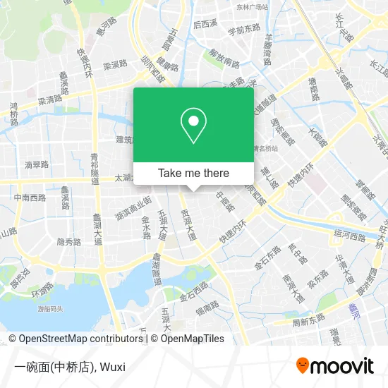 一碗面(中桥店) map