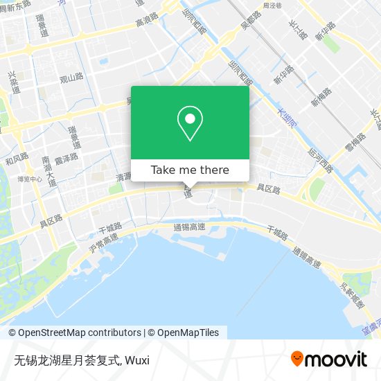 无锡龙湖星月荟复式 map
