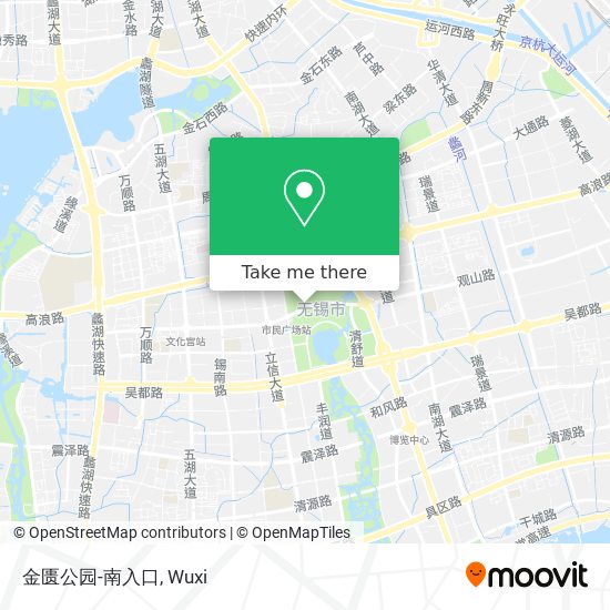 金匮公园-南入口 map