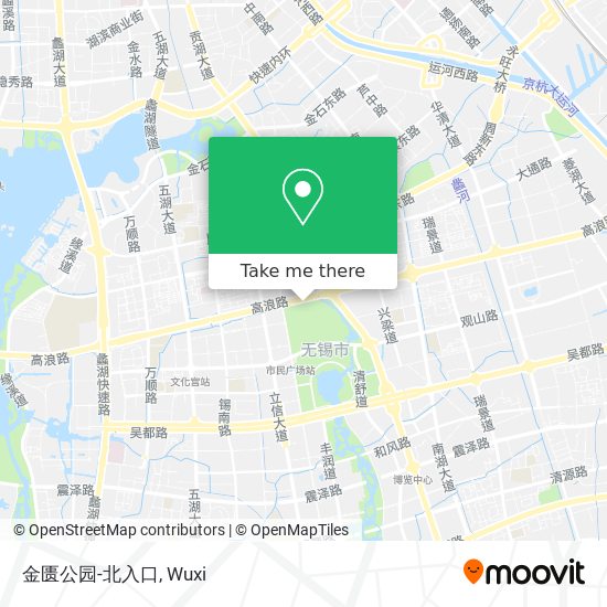 金匮公园-北入口 map
