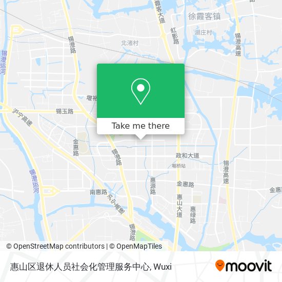 惠山区退休人员社会化管理服务中心 map