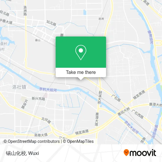 锡山化校 map