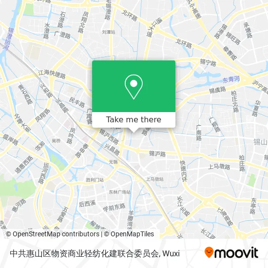中共惠山区物资商业轻纺化建联合委员会 map