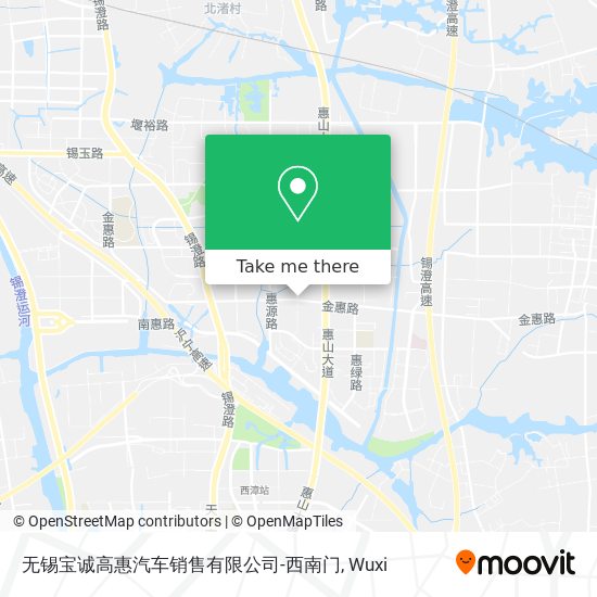 无锡宝诚高惠汽车销售有限公司-西南门 map