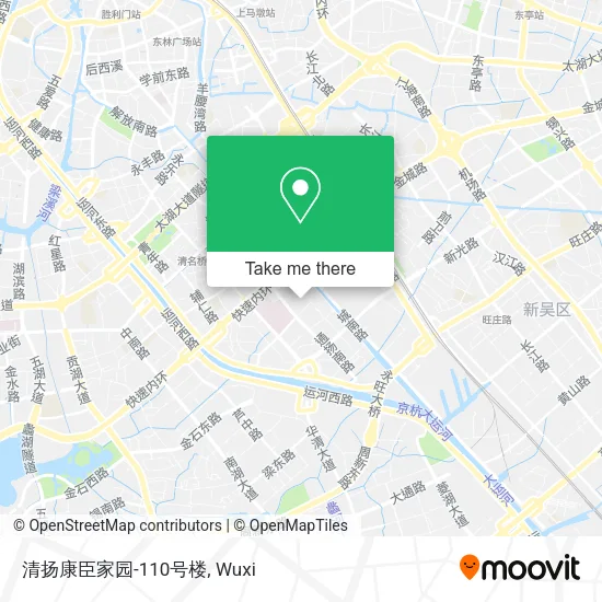 清扬康臣家园-110号楼 map