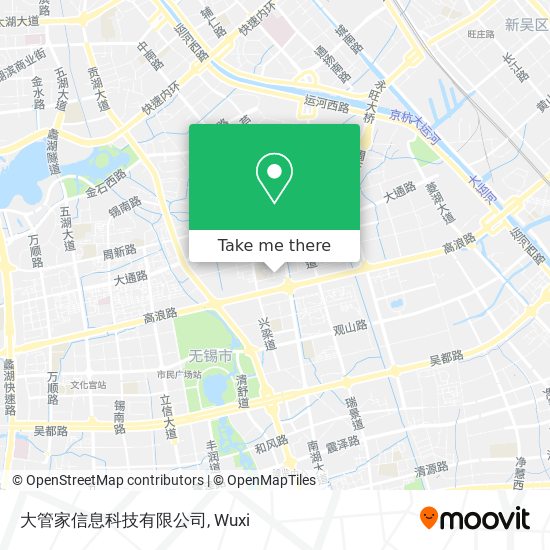 大管家信息科技有限公司 map