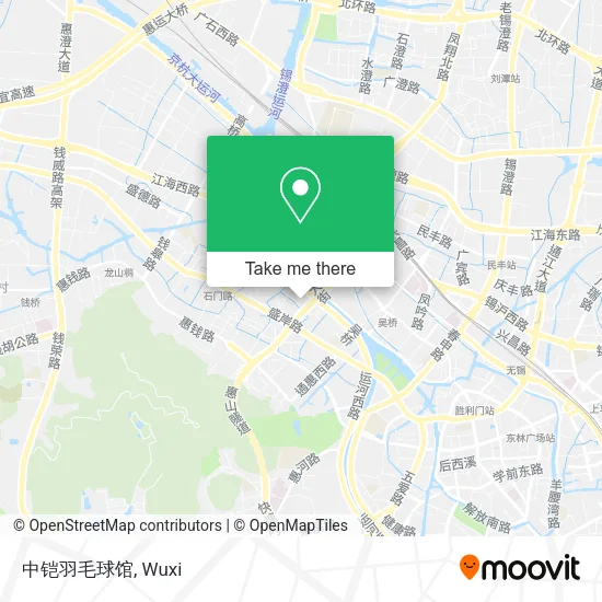 中铠羽毛球馆 map