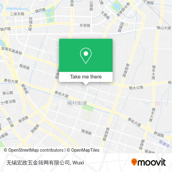 无锡宏政五金筛网有限公司 map