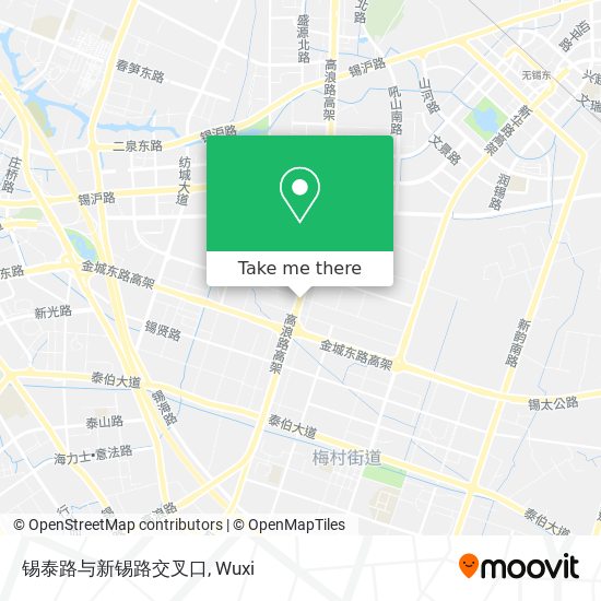 锡泰路与新锡路交叉口 map