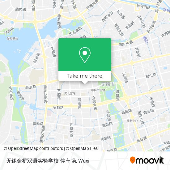 无锡金桥双语实验学校-停车场 map