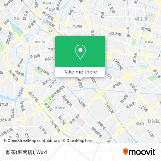 薡茶(塘南店) map