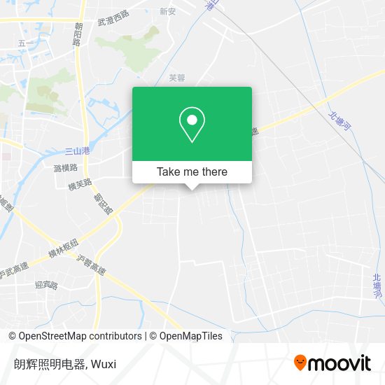 朗辉照明电器 map