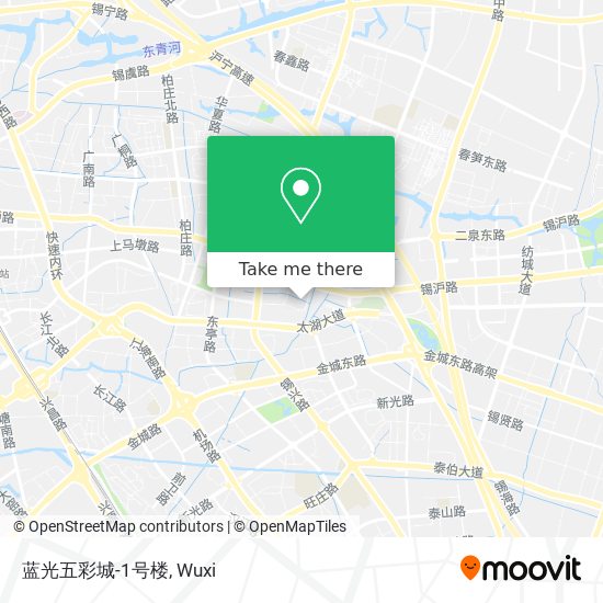 蓝光五彩城-1号楼 map