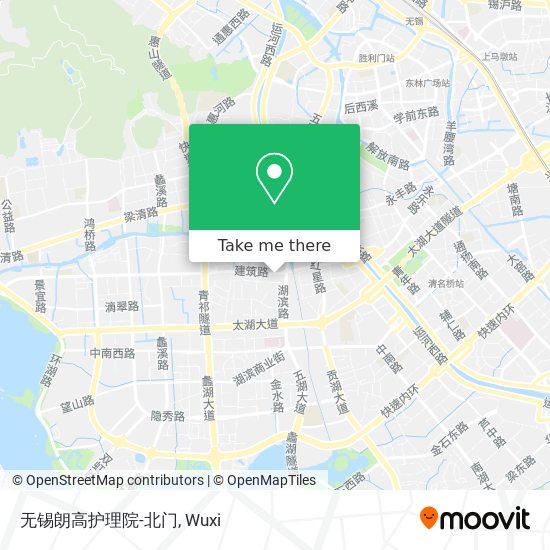 无锡朗高护理院-北门 map
